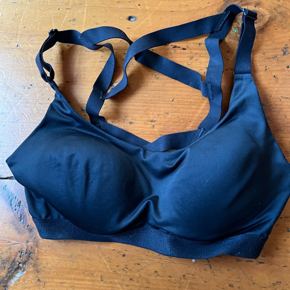 Reebok swim sports bra crop top cross back design adjustable straps